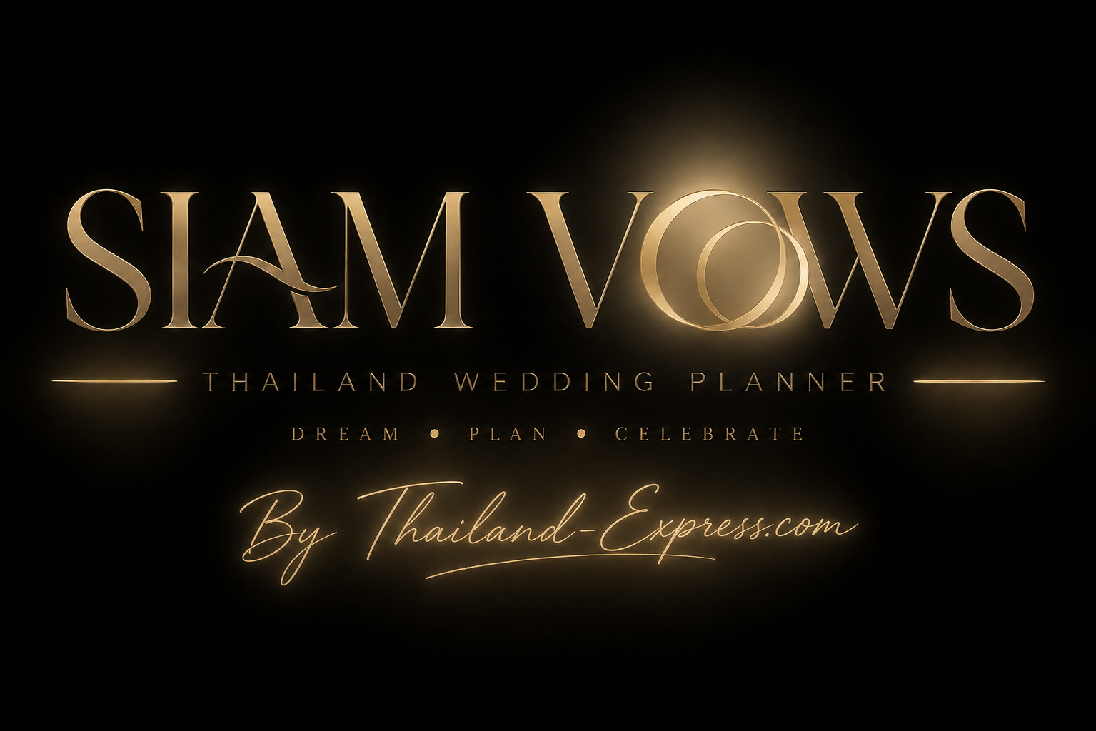 Siam Vows gold brand emblem