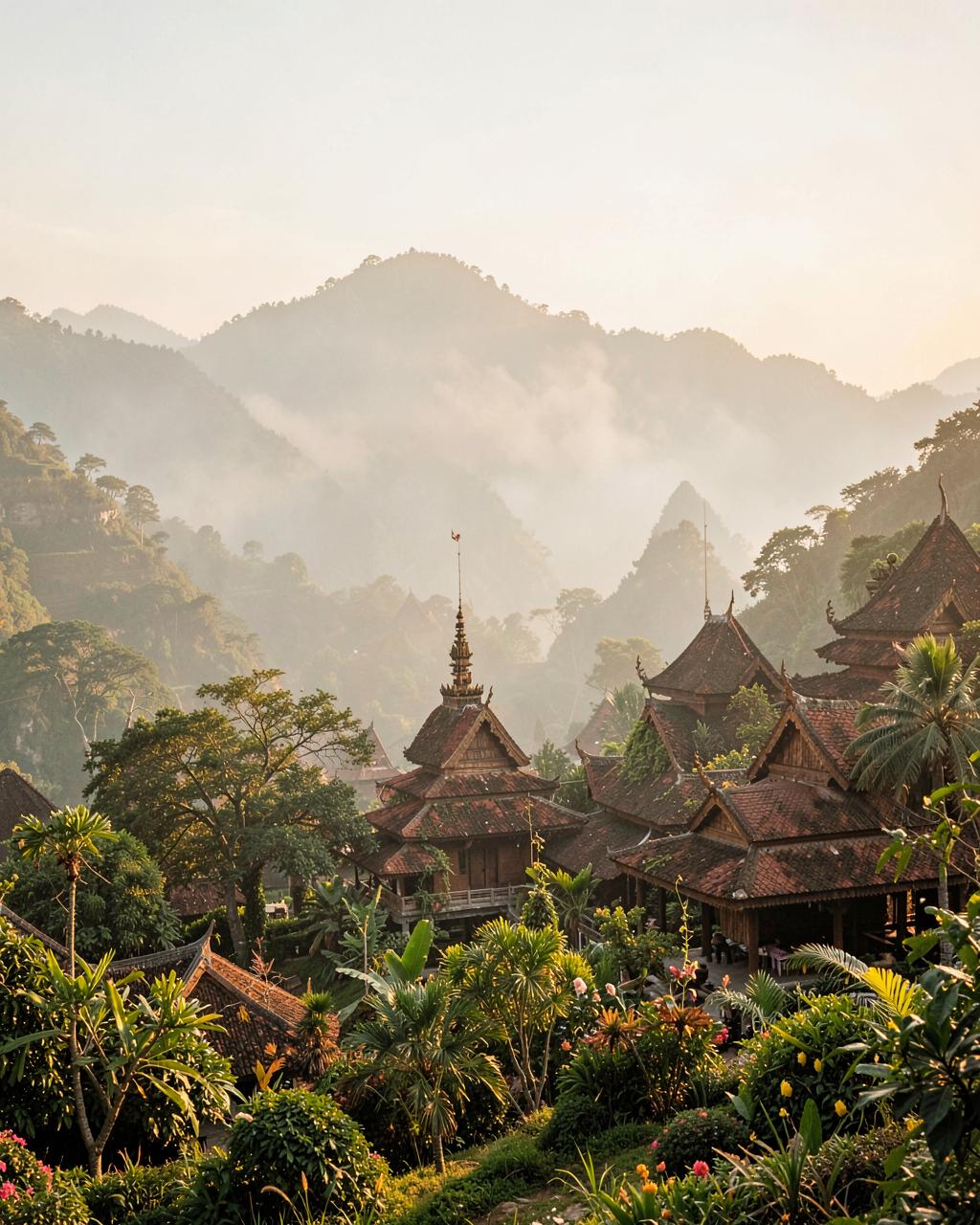 Wedding scenery in Chiang Mai, Thailand